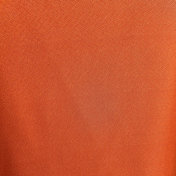 Pieces | square neck puff sleeve long sleeve top in orange semi-fitted - Picture 9 of 9